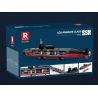 JMBRICKLAYER 61518 REOBRIX 33049 TÀU NGẦM TẤN CÔNG HẠT NHÂN LỚP LOS ANGELES tỷ lệ 1:125 bộ đồ chơi xếp lắp ráp ghép mô hình Military Army LOS ANGELES-CLASS SSN 1:125 Quân Sự Bộ Đội 2988 khối