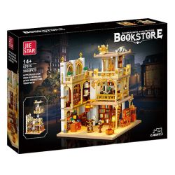 JIESTAR 57015 JMBRICKLAYER 30126 HIỆU SÁCH CHÂU bộ đồ chơi xếp lắp ráp ghép mô hình Creator EUROPEANIZING ARCHITECTURE BOOKSTORE Sáng Tạo 3028 khối