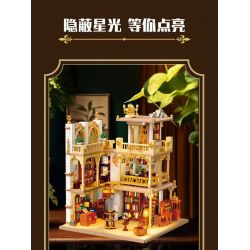 JIESTAR 57015 JMBRICKLAYER 30126 HIỆU SÁCH CHÂU bộ đồ chơi xếp lắp ráp ghép mô hình Creator EUROPEANIZING ARCHITECTURE BOOKSTORE Sáng Tạo 3028 khối