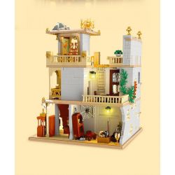 JIESTAR 57015 JMBRICKLAYER 30126 HIỆU SÁCH CHÂU bộ đồ chơi xếp lắp ráp ghép mô hình Creator EUROPEANIZING ARCHITECTURE BOOKSTORE Sáng Tạo 3028 khối