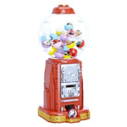 PANTASY 85016 MÁY GACHA bộ đồ chơi xếp lắp ráp ghép mô hình GUMBALL MACHINE 1000 khối