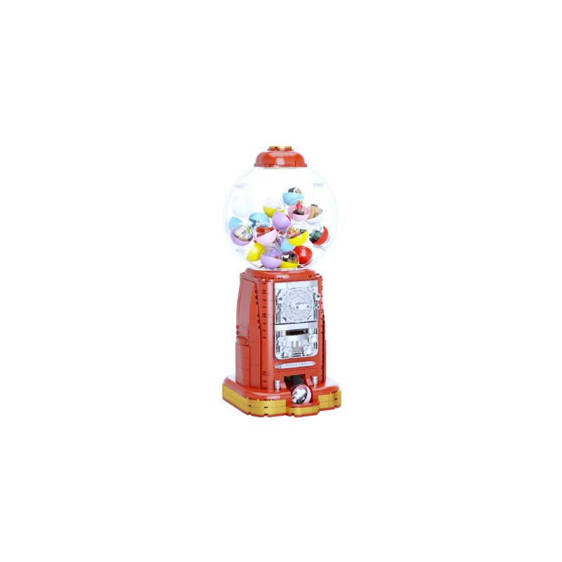 PANTASY 85016 MÁY GACHA bộ đồ chơi xếp lắp ráp ghép mô hình GUMBALL MACHINE 1000 khối