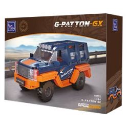 PANTASY 86701 GEORGE PATTON GX 1:24 tỷ lệ 1:24 bộ đồ chơi xếp lắp ráp ghép mô hình Racers Đua Tốc Độ 422 khối