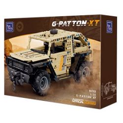 PANTASY 86703 THANH KIẾM CỦA GEORGE PATTON XT 1:18 tỷ lệ 1:18 bộ đồ chơi xếp lắp ráp ghép mô hình Technic G-PATTON XT Kỹ Thuật Công Nghệ Cao Mô Hình Phương Tiện 694 khối