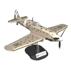 COBI 5760 SẤM SÉT Ý 1:32 tỷ lệ 1:32 bộ đồ chơi xếp lắp ráp ghép mô hình Military Army MACCHI C.202 FOLGORE Quân Sự Bộ Đội 404 khối