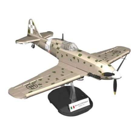 COBI 5760 SẤM SÉT Ý 1:32 tỷ lệ 1:32 bộ đồ chơi xếp lắp ráp ghép mô hình Military Army MACCHI C.202 FOLGORE Quân Sự Bộ Đội 404 khối