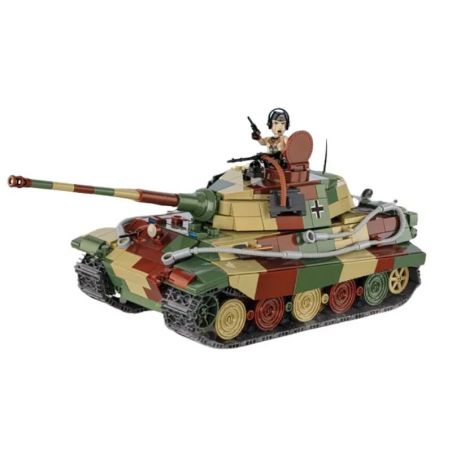 COBI 3113 XE TĂNG PANZER VI TIGER 1:35 tỷ lệ 1:35 bộ đồ chơi xếp lắp ráp ghép mô hình Military Army Quân Sự Bộ Đội