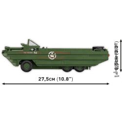 COBI 3110 XE VẬN TẢI ĐỔ BỘ VỊT DUKW 1:35 tỷ lệ 1:35 bộ đồ chơi xếp lắp ráp ghép mô hình Military Army DUKW AMPHIBIA Quân Sự Bộ Đội 508 khối