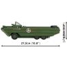COBI 3110 XE VẬN TẢI ĐỔ BỘ VỊT DUKW 1:35 tỷ lệ 1:35 bộ đồ chơi xếp lắp ráp ghép mô hình Military Army DUKW AMPHIBIA Quân Sự Bộ Đội 508 khối
