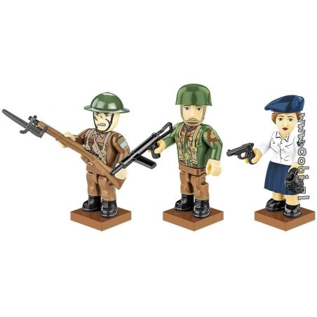 COBI 2055 LỰC LƯỢNG ĐỒNG MINH D-DAY bộ đồ chơi xếp lắp ráp ghép mô hình Military Army Quân Sự Bộ Đội 35 khối