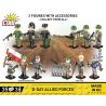 COBI 2055 LỰC LƯỢNG ĐỒNG MINH D-DAY bộ đồ chơi xếp lắp ráp ghép mô hình Military Army Quân Sự Bộ Đội 35 khối