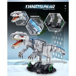 ZHEGAO 931001 INDOMINUS RAPTOR bộ đồ chơi xếp lắp ráp ghép mô hình 1176 khối