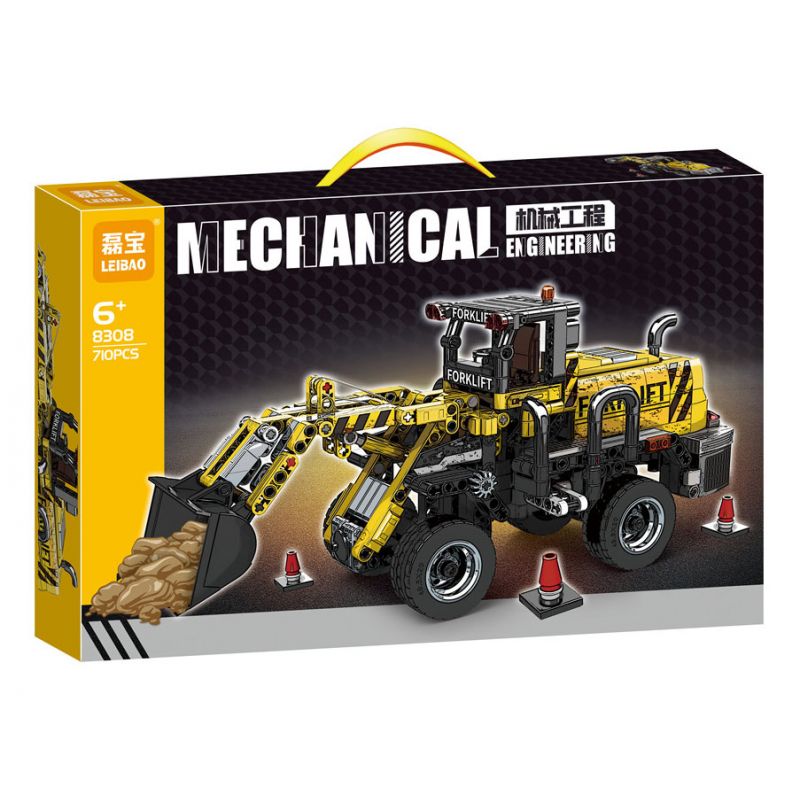 LEIBAO 8308 BỘ TẢI BÁNH XE bộ đồ chơi xếp lắp ráp ghép mô hình Technic Kỹ Thuật Công Nghệ Cao Mô Hình Phương Tiện 710 khối