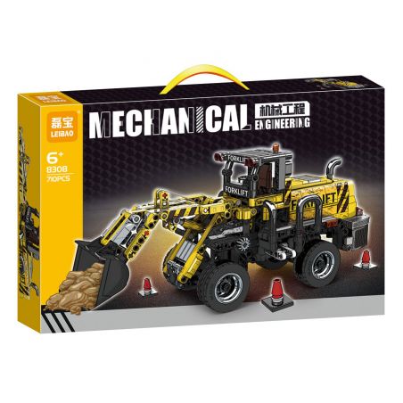 LEIBAO 8308 BỘ TẢI BÁNH XE bộ đồ chơi xếp lắp ráp ghép mô hình Technic Kỹ Thuật Công Nghệ Cao Mô Hình Phương Tiện 710 khối