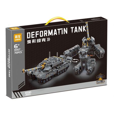 LEIBAO 8357 BỂ BIẾN ĐỔI MÀU XANH LÁ CÂY bộ đồ chơi xếp lắp ráp ghép mô hình Technic Kỹ Thuật Công Nghệ Cao Mô Hình Phương Tiện 710 khối