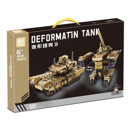 LEIBAO 8358 BỂ BIẾN ÁP MÀU VÀNG ĐẤT bộ đồ chơi xếp lắp ráp ghép mô hình Technic Kỹ Thuật Công Nghệ Cao Mô Hình Phương Tiện 733 khối