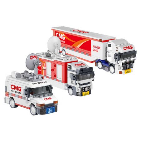 TAIWAN CULTURAL CREATION ZT-00010 00010 ZT00010 ĐỘI NGŨ CHÍNH CỦA CMG (KHI TÔI CÒN TRẺ) bộ đồ chơi xếp lắp ráp ghép mô hình City Thành Phố 573 khối