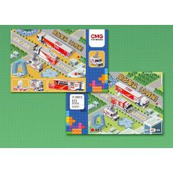 TAIWAN CULTURAL CREATION ZT-00010 00010 ZT00010 ĐỘI NGŨ CHÍNH CỦA CMG (KHI TÔI CÒN TRẺ) bộ đồ chơi xếp lắp ráp ghép mô hình City Thành Phố 573 khối