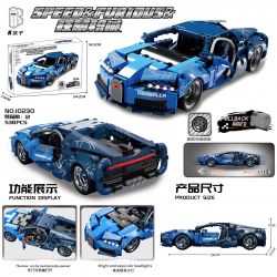 SHARP MODEL JIMULIANG PRODUCT 10230 MÁY MÓC HOÀNH HÀNH XE KÉO BUGATTI bộ đồ chơi xếp lắp ráp ghép mô hình Technic Kỹ Thuật Công Nghệ Cao Mô Hình Phương Tiện 538 khối