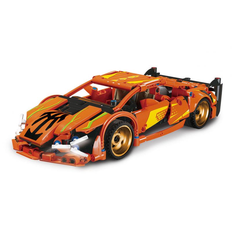 SHARP MODEL JIMULIANG PRODUCT 10239 MÁY MÓC HOÀNH HÀNH XE KÉO LÙI MCLAREN bộ đồ chơi xếp lắp ráp ghép mô hình Technic Kỹ Thuật Công Nghệ Cao Mô Hình Phương Tiện 518 khối