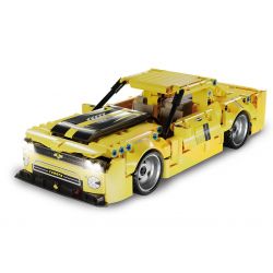 SHARP MODEL JIMULIANG PRODUCT 10240 RAGING GEAR XE KÉO LÙI CAMARO bộ đồ chơi xếp lắp ráp ghép mô hình Technic Kỹ Thuật Công Nghệ Cao Mô Hình Phương Tiện 533 khối