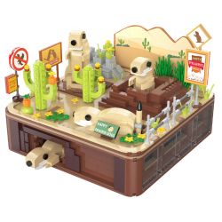 CADA DOUBLEE C71008 71008 PHONG CẢNH NĂNG ĐỘNG CỦA GROUNDHOG bộ đồ chơi xếp lắp ráp ghép mô hình 1148 khối