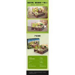 CADA DOUBLEE C71008 71008 PHONG CẢNH NĂNG ĐỘNG CỦA GROUNDHOG bộ đồ chơi xếp lắp ráp ghép mô hình 1148 khối