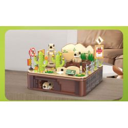 CADA DOUBLEE C71008 71008 PHONG CẢNH NĂNG ĐỘNG CỦA GROUNDHOG bộ đồ chơi xếp lắp ráp ghép mô hình 1148 khối