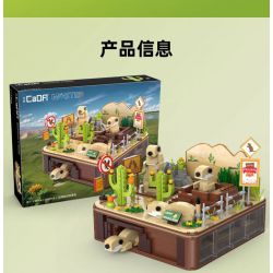 CADA DOUBLEE C71008 71008 PHONG CẢNH NĂNG ĐỘNG CỦA GROUNDHOG bộ đồ chơi xếp lắp ráp ghép mô hình 1148 khối