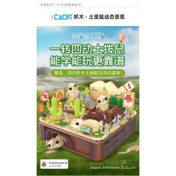 CADA DOUBLEE C71008 71008 PHONG CẢNH NĂNG ĐỘNG CỦA GROUNDHOG bộ đồ chơi xếp lắp ráp ghép mô hình 1148 khối