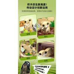 CADA DOUBLEE C71008 71008 PHONG CẢNH NĂNG ĐỘNG CỦA GROUNDHOG bộ đồ chơi xếp lắp ráp ghép mô hình 1148 khối