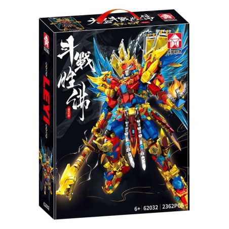 LE YI 62032 62073 CHIẾN ĐẤU VÀ ĐÁNH BẠI GREAT SAGE MECHA bộ đồ chơi xếp lắp ráp ghép mô hình 2362 khối