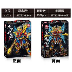 LE YI 62032 62073 CHIẾN ĐẤU VÀ ĐÁNH BẠI GREAT SAGE MECHA bộ đồ chơi xếp lắp ráp ghép mô hình 2362 khối