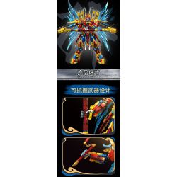 LE YI 62032 62073 CHIẾN ĐẤU VÀ ĐÁNH BẠI GREAT SAGE MECHA bộ đồ chơi xếp lắp ráp ghép mô hình 2362 khối