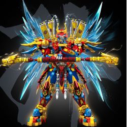 LE YI 62032 62073 CHIẾN ĐẤU VÀ ĐÁNH BẠI GREAT SAGE MECHA bộ đồ chơi xếp lắp ráp ghép mô hình 2362 khối