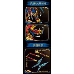 LE YI 62032 62073 CHIẾN ĐẤU VÀ ĐÁNH BẠI GREAT SAGE MECHA bộ đồ chơi xếp lắp ráp ghép mô hình 2362 khối