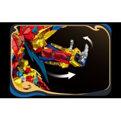 LE YI 62032 62073 CHIẾN ĐẤU VÀ ĐÁNH BẠI GREAT SAGE MECHA bộ đồ chơi xếp lắp ráp ghép mô hình 2362 khối