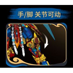 LE YI 62032 62073 CHIẾN ĐẤU VÀ ĐÁNH BẠI GREAT SAGE MECHA bộ đồ chơi xếp lắp ráp ghép mô hình 2362 khối