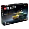 QuanGuan 100249 Quan Guan 100249 XE TĂNG HẠNG NẶNG IS-2 LOẠI 1944 bộ đồ chơi xếp lắp ráp ghép mô hình IS-2 HEAVY TANK MODEL 1944 1703 khối