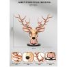 DK 5013 JMBRICKLAYER 70171 ĐỒ TRANG TRÍ ĐẦU HƯƠU bộ đồ chơi xếp lắp ráp ghép mô hình Arts & Crafts DEER HEAD 1070 khối