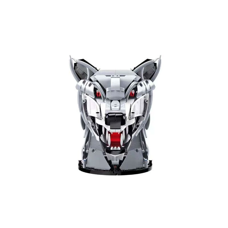 DK 5014 ĐỒ TRANG TRÍ ĐẦU SÓI bộ đồ chơi xếp lắp ráp ghép mô hình Arts & Crafts WOLF HEAD 992 khối