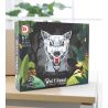 DK 5014 ĐỒ TRANG TRÍ ĐẦU SÓI bộ đồ chơi xếp lắp ráp ghép mô hình Arts & Crafts WOLF HEAD 992 khối