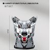 DK 5014 ĐỒ TRANG TRÍ ĐẦU SÓI bộ đồ chơi xếp lắp ráp ghép mô hình Arts & Crafts WOLF HEAD 992 khối