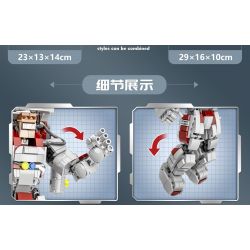 DK 5028 LÍNH NGÔI SAO bộ đồ chơi xếp lắp ráp ghép mô hình Creator SPACE MARINES Sáng Tạo 850 khối