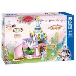 ZHEGAO 921012 CÔNG CHÚA WINDSOR LÂU ĐÀI TƯỞNG TƯỢNG 4 KẾT HỢP bộ đồ chơi xếp lắp ráp ghép mô hình Girl Con Gái 983 khối