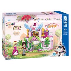 ZHEGAO 921012 CÔNG CHÚA WINDSOR LÂU ĐÀI TƯỞNG TƯỢNG 4 KẾT HỢP bộ đồ chơi xếp lắp ráp ghép mô hình Girl Con Gái 983 khối