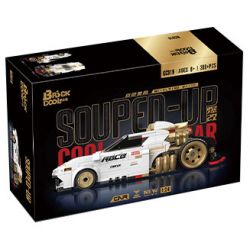 BRICKCOOL KC019 SỬA ĐỔI SIÊU XE CƠN LỐC TRẮNG tỷ lệ 1:24 bộ đồ chơi xếp lắp ráp ghép mô hình Racers Đua Tốc Độ 389 khối