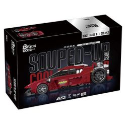 BRICKCOOL KC021 SỬA ĐỔI SIÊU XE BÓNG ĐỎ tỷ lệ 1:24 bộ đồ chơi xếp lắp ráp ghép mô hình Racers Đua Tốc Độ 311 khối
