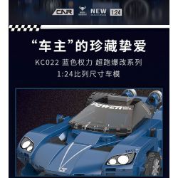 BRICKCOOL KC022 SỬA ĐỔI SIÊU XE SỨC MẠNH XANH tỷ lệ 1:24 bộ đồ chơi xếp lắp ráp ghép mô hình Racers Đua Tốc Độ 294 khối