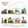 CACO S024 SNOOPY 8 PHONG CÁCH bộ đồ chơi xếp lắp ráp ghép mô hình Movie & Game PEANUTS SNOOPY Phim Và Trò Chơi 838 khối